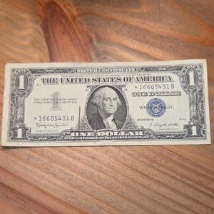 Series 1957 B STAR NOTE Silver Certificate